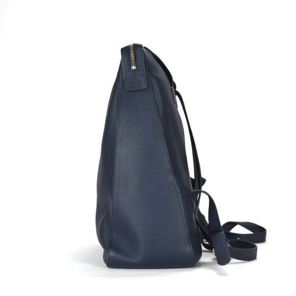 Radley London Westwell Lane Medium Leather Ziptop Backpack - Ink - Picture 5 of 10